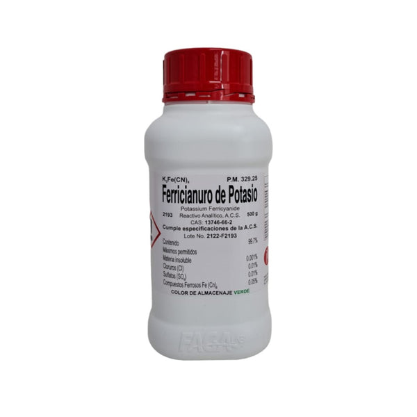 Ferricianuro de Potasio R.a. 500 G Fagalab