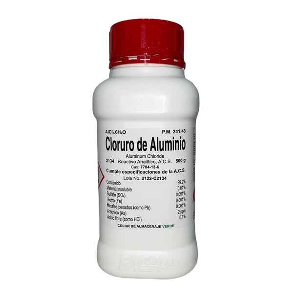 Cloruro de Aluminio R. A. de 500 G Fagalab
