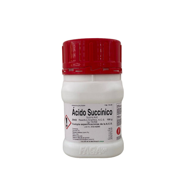 Acido Succinico R.a. 100g Fagalab