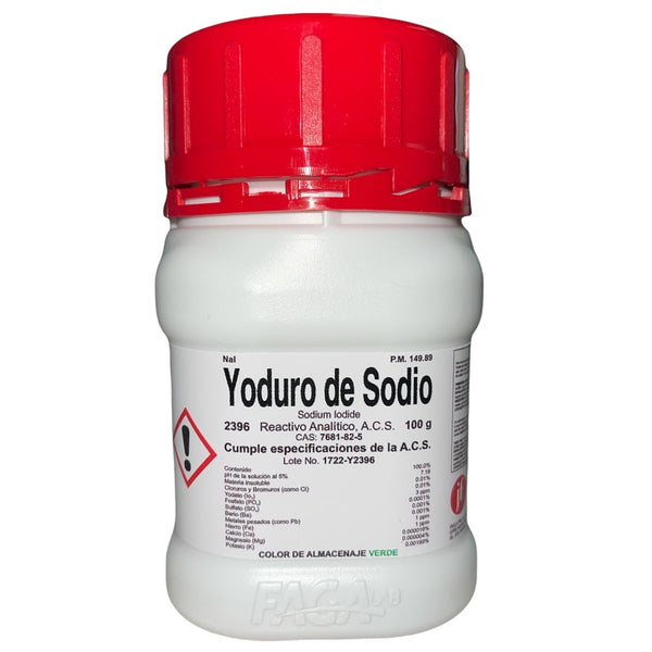 Yoduro de Sodio R. A. 100 G Fagalab