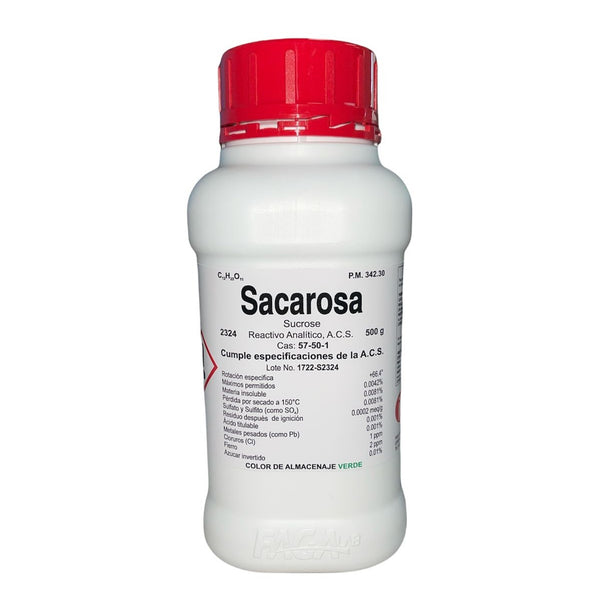 Sacarosa R. A. de 500 G Fagalab