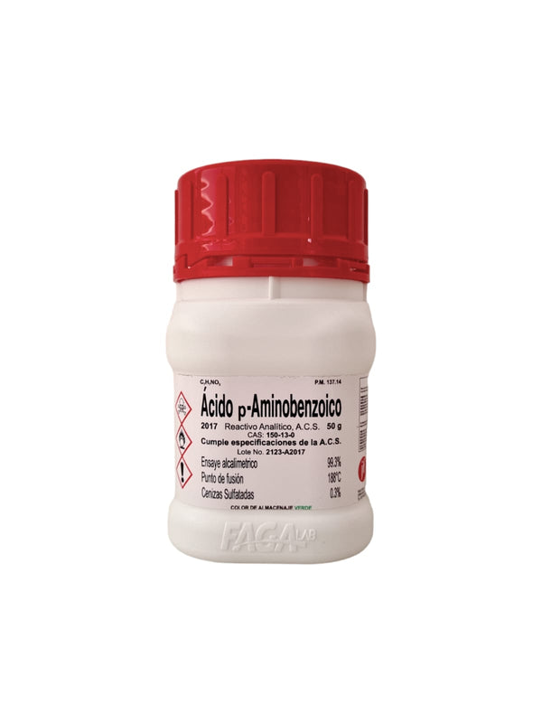 Acido P-aminobenzoico R.a. de 50 G Fagalab