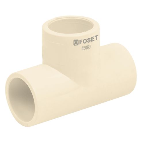 Tee Cpvc 1/2'' 10 Piezas 45069 Foset