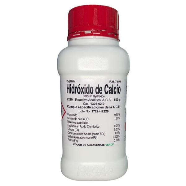 Hidroxido de Calcio R. A. de 500 G Fagalab