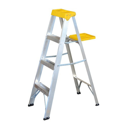 Escalera de Aluminio 3 Peldaños 1.21 M Et3 Surtek