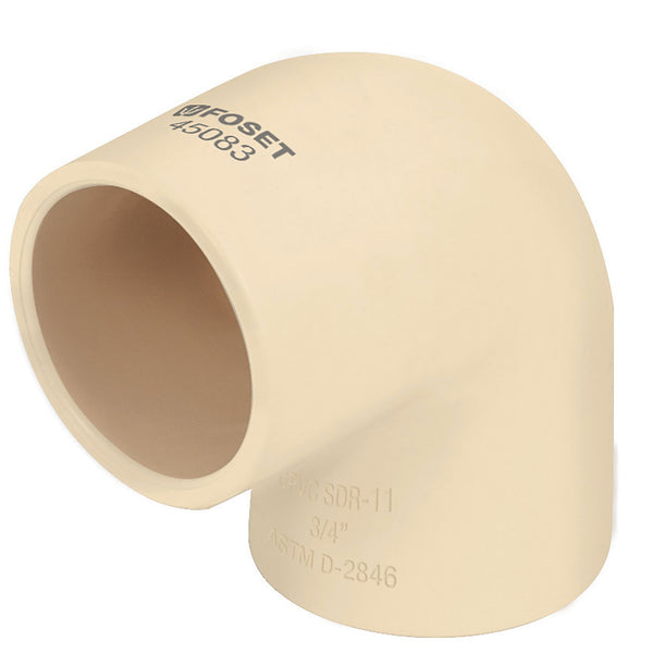 Codo Cpvc 90º 3/4'' 10 Piezas 45083 Foset