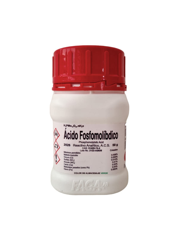 Acido Fosfomolibdico R.a. de 50g Fagalab