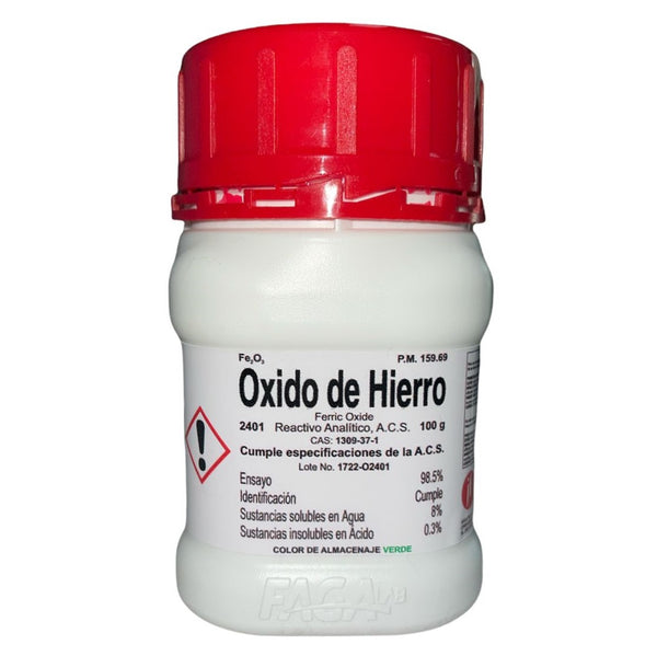 Oxido de Hierro R. A. de 100 G Fagalab