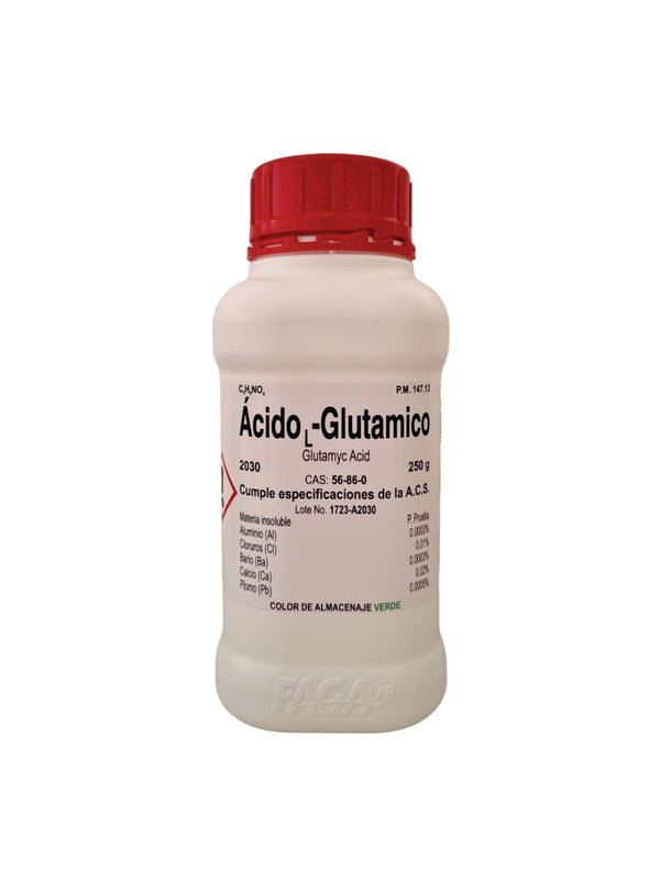 Acido L-glutamico R.a. de 250 Fagalab