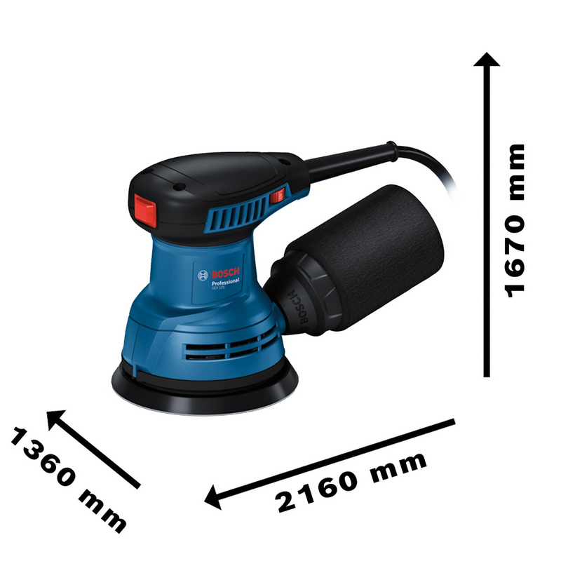 Lijadora Roto Orbital Gex 125 280w Prof. 06013a80g0 Bosch