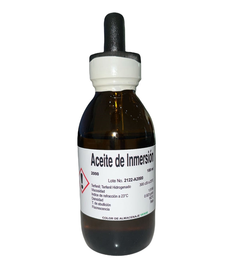 Aceite De Inmersión Tipo A 100 Ml Fagalab ID-1683483