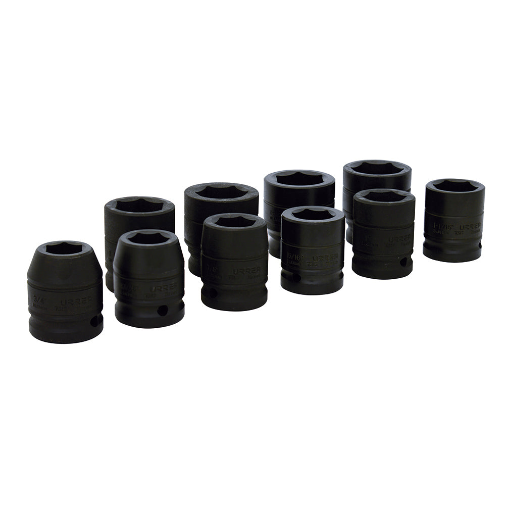 Juego de Dados 3/4 Fosfatizado 10pzas 750010 Urrea-h