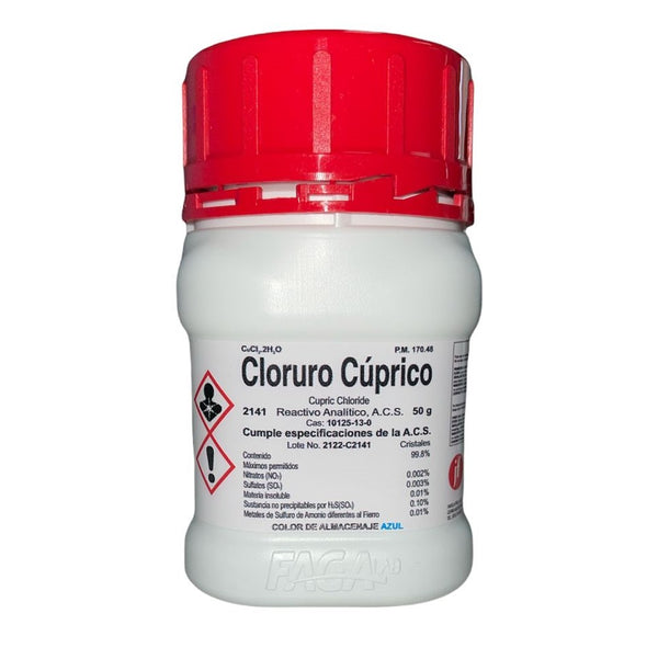 Cloruro Cúprico R. A. De 50 G Fagalab ID-1656289