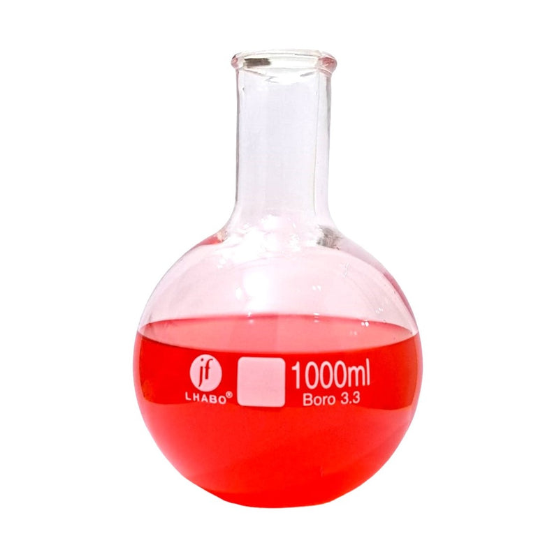 Matraz Fondo Plano Florencia 1000 Ml Paq C/3 Jf Lhabo ID-2485509