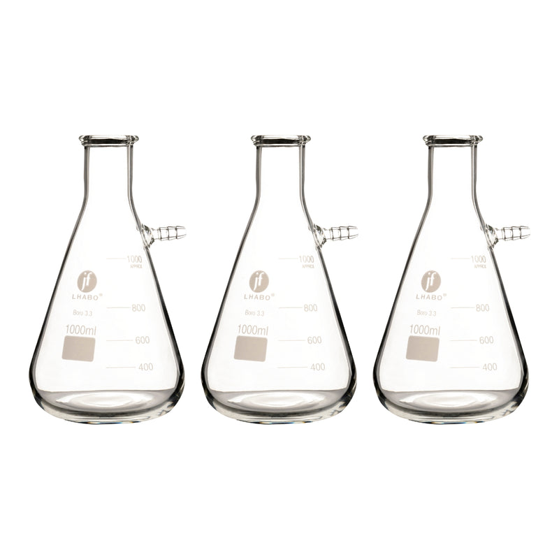 Matraz De Filtracion (Kitazato) 1000Ml Paq C/3 Jf Lhabo ID-3675853