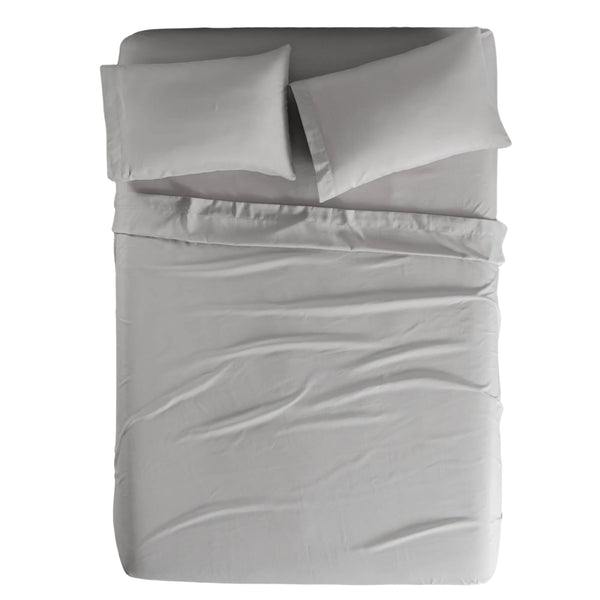 Sabanas Mat Viasoft De Microfibra Gris 24146 Vianney ID-3625085