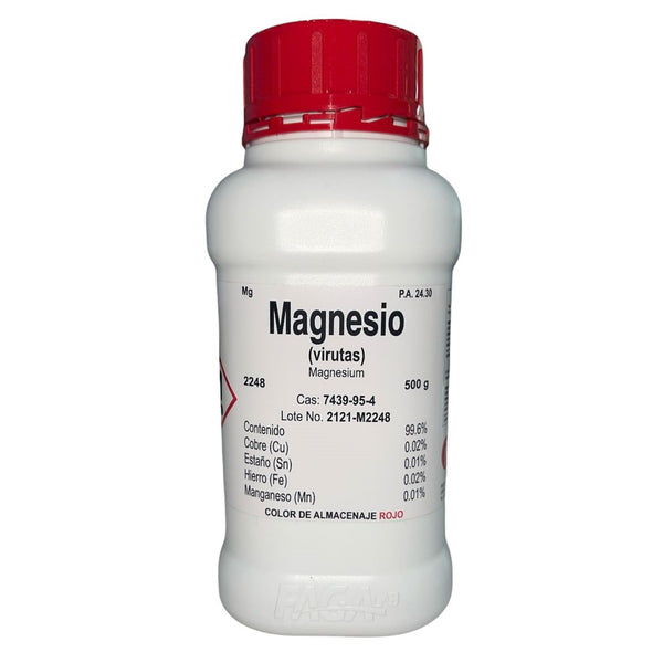 Magnesio (Virutas) R. A. De 500 G Fagalab ID-1654837