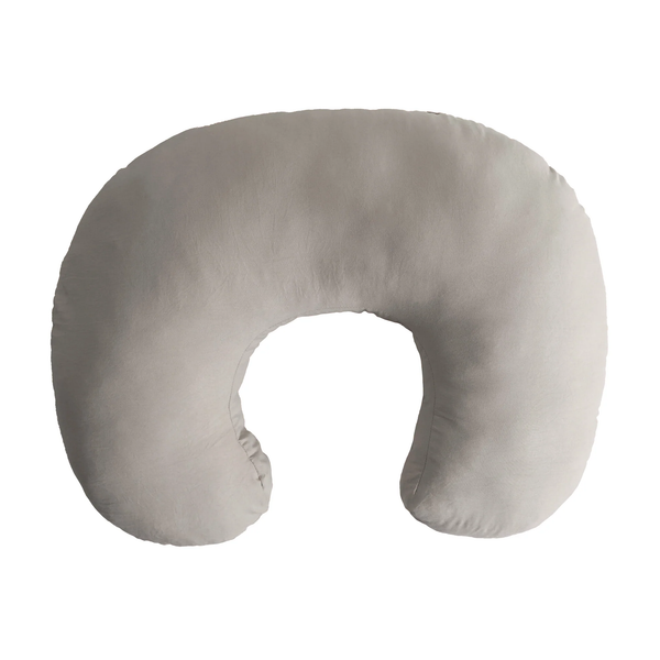Almohada Washed Gris de Lactancia Ergonómica 88741 Vianney