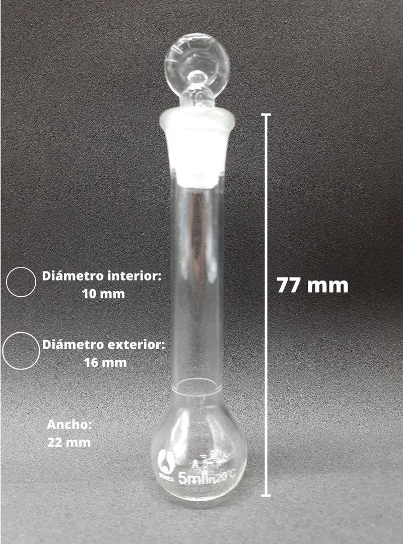 Matraz Volumetrico De Vidrio 5 Ml Jf Lhabo ID-1898939