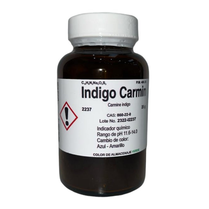 Indigo Carmin 25 G Colorante Fagalab ID-1711686