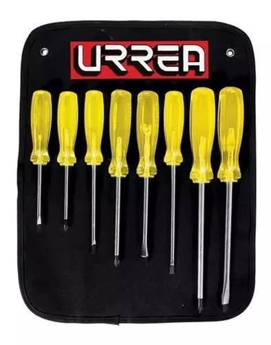 Juego Desarmadores Combinados (8 Pzas), 9600D Urrea-H ID-2447221