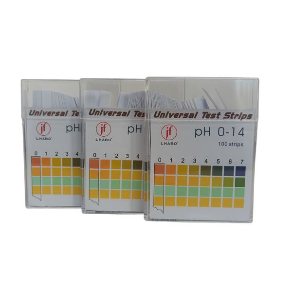 Papel Ph Universal 0-14 Medidor En Tiras Paq C/3 Jf Lhabo