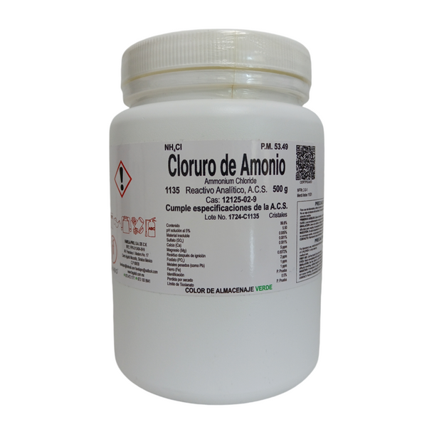 Cloruro De Amonio 500 G Jf Lhabo ID-3299150