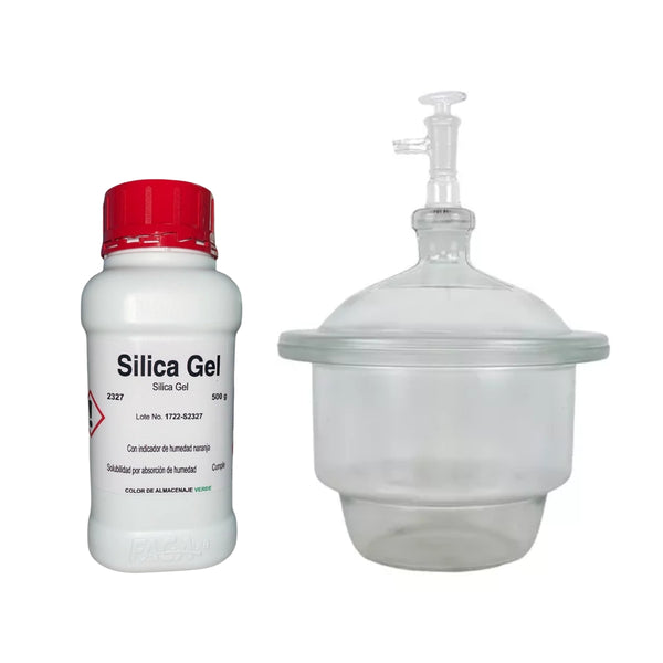 Desecador De Vidrio Con Valvula Para Vacio 210Mm Jf Lhabo ID-3442780