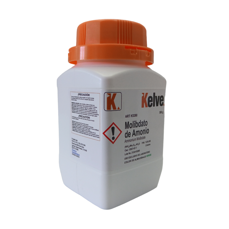 Molibdato De Amonio R. A. De 500 G Kelve ID-2977801