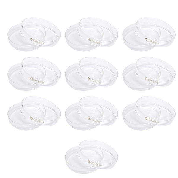 Caja Petri De Vidrio 100 X 20 Mm Paq C/10 Jf Lhabo ID-2483991