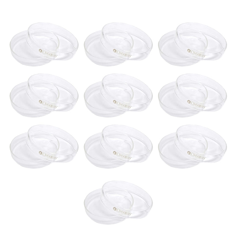 Caja Petri De Vidrio 100 X 20 Mm Paq C/10 Jf Lhabo ID-2483991