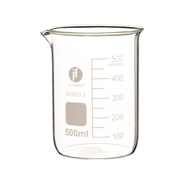 Vaso Precipitado De Vidrio 500 Ml Jf Lhabo ID-3678525