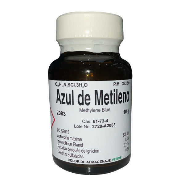 Azul de Metileno 10 G Fagalab Colorante