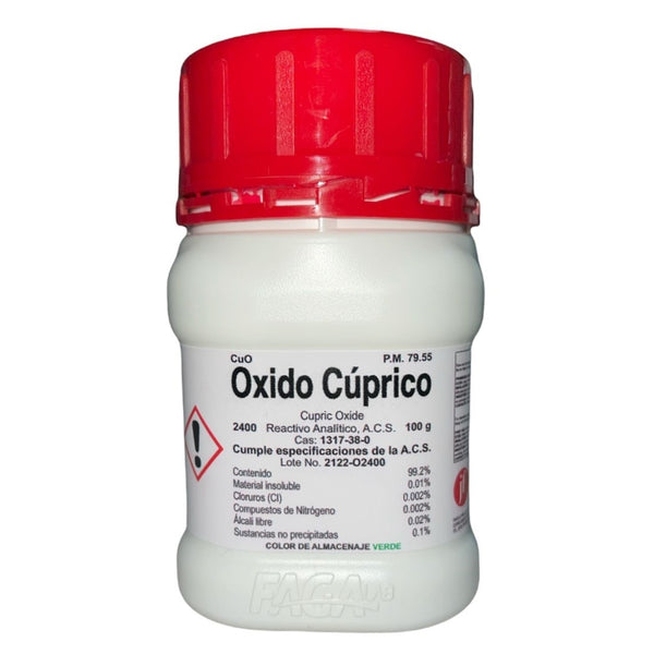 Oxido Cúprico R. A. de 100 G Fagalab
