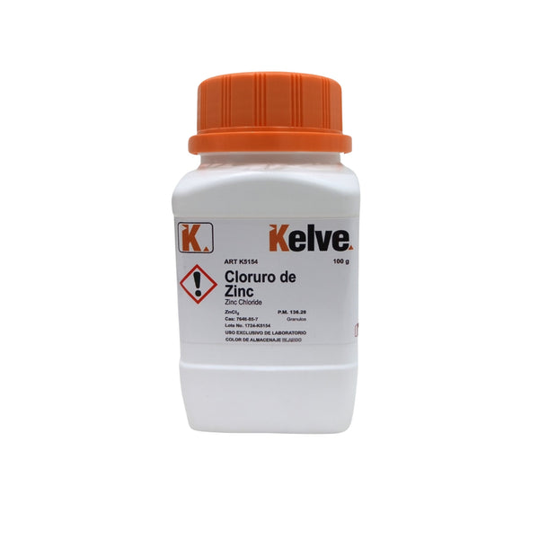 Cloruro De Zinc R. A. De 100 G Kelve ID-2930136