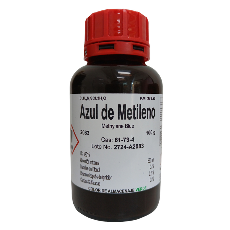 Azul De Metileno 100 G Fagalab Colorante ID-3276702