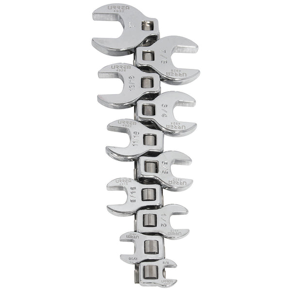 Juego de 10 Llaves Pata Cuervo 3/8 4900-10 Urrea-h