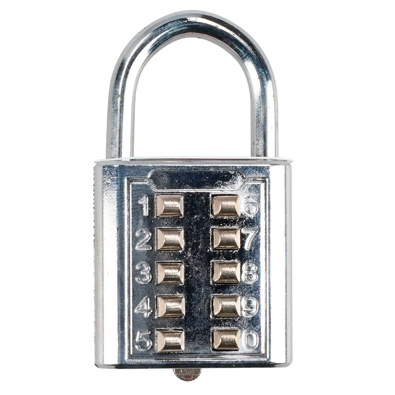 Candado De Combinación, Cromo Brillante, 40 Mm C27C40 Lock ID-2872190