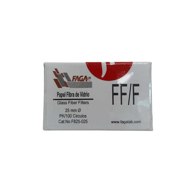 Papel Fibra de Vidrio Fagalab C/100 25mm Ff/f (gf/f)