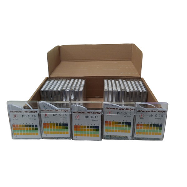 Papel Ph Universal 0-14 Medidor En Tiras Paq C/25 Jf Lhabo