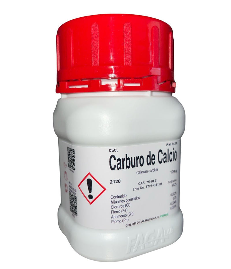 Carburo De Calcio De 100 G Fagalab ID-1639508