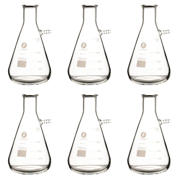 Matraz De Filtracion (Kitazato) 1000Ml Paq C/6 Jf Lhabo ID-3675861