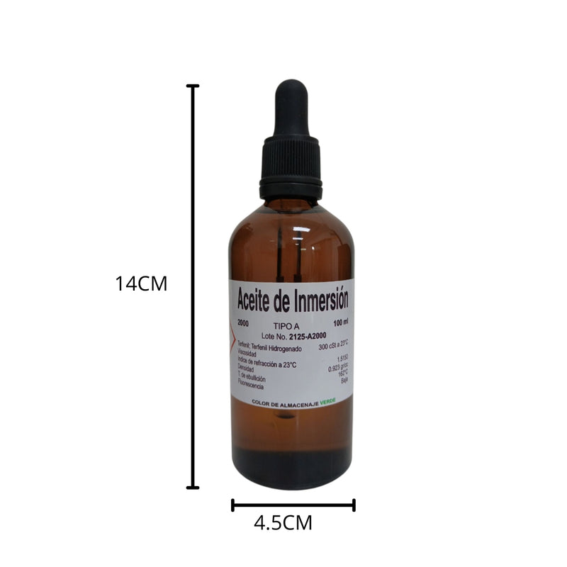 Aceite De Inmersión Tipo A 100 Ml Fagalab ID-3686699