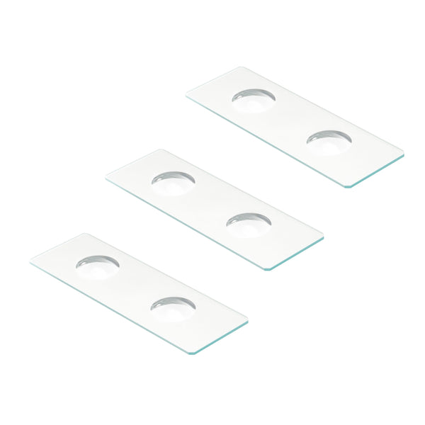 Portaobjeto 2 Cavidades para Microscopio Paq C/3 Piezas Jf Lhabo