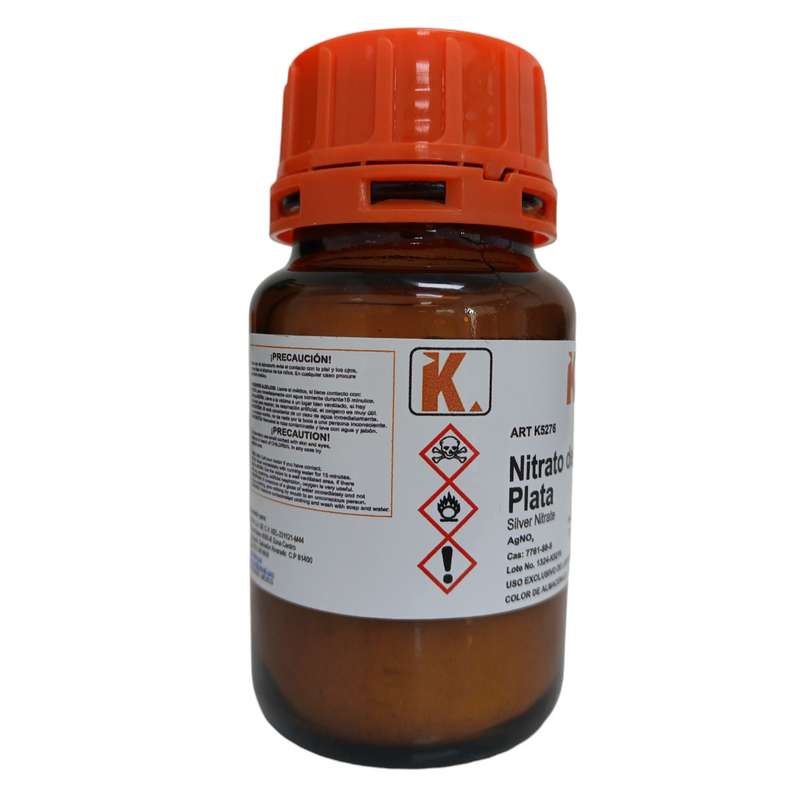 Nitrato De Plata R. A. De 100 G Kelve ID-3255978