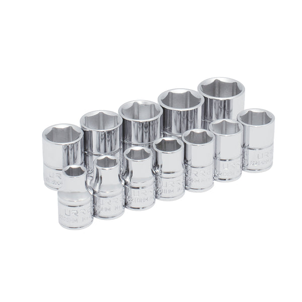 Juego 12 Dados Métricos Cuadro de 3/8 C6 Puntas 52212 Urrea-h