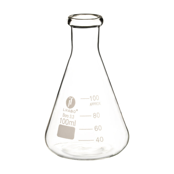 Matraz Erlenmeyer 100 Ml Vidrio Jf Lhabo ID-3675887