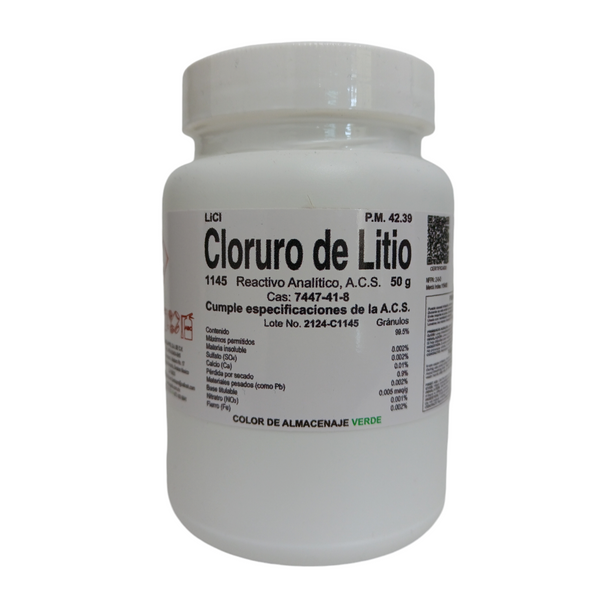 Cloruro De Litio R. A. De 50 G Jf Lhabo ID-3299347