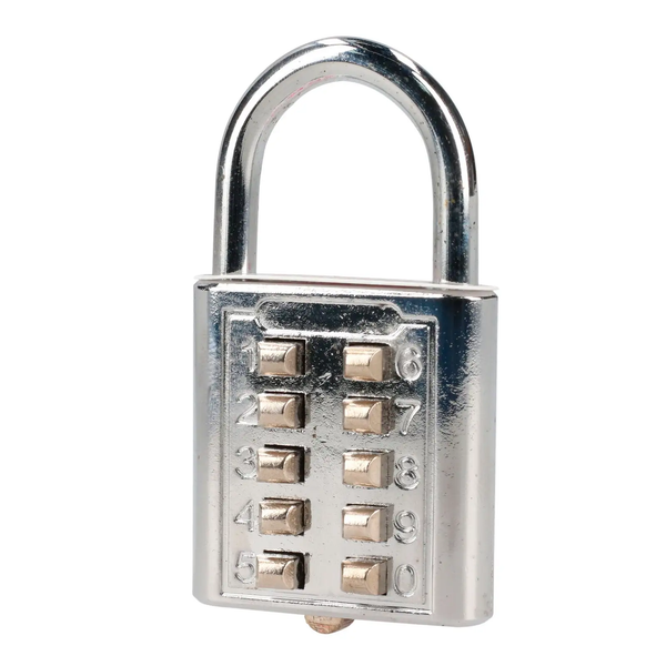 Candado De Combinación, Cromo Brillante, 40 Mm C27C40 Lock ID-2872197