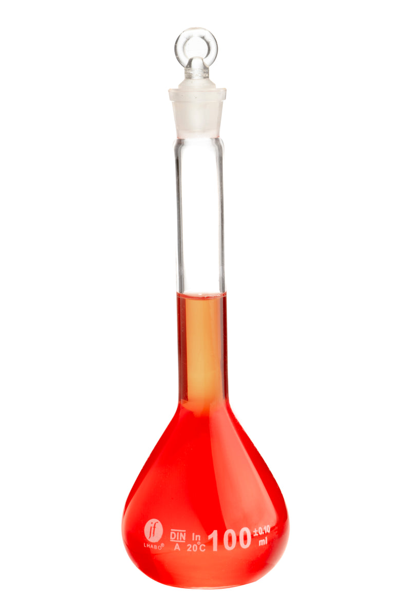 Matraz Volumetrico De Vidrio 100 Ml Jf Lhabo ID-3593326